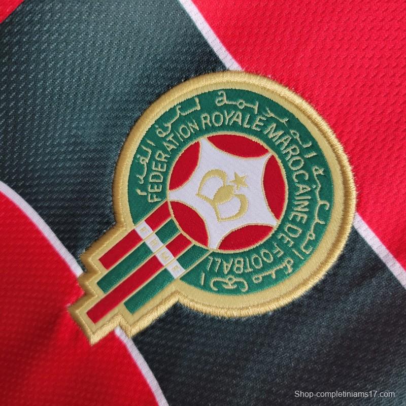 Retro 1998 Morocco Third Red Jersey