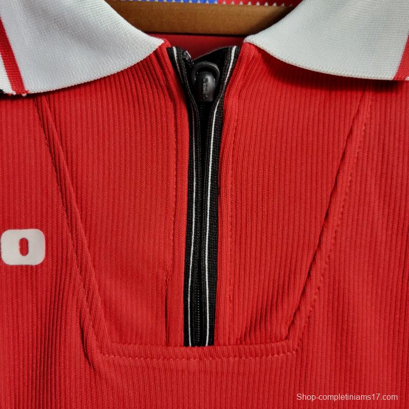 Retro Long Sleeve 98/99 Manchester United Home Jersey