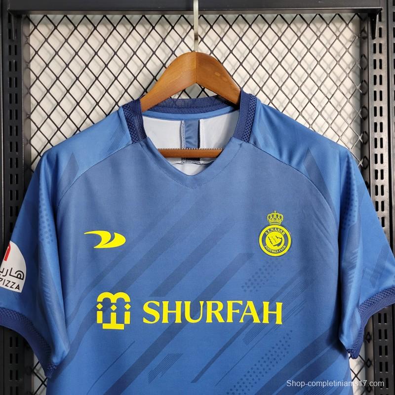 22-23 Al-Nassr FC Blue Away Jersey