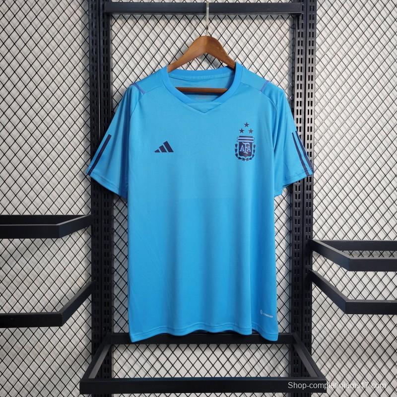 2023 Argentina Training Blue Jersey