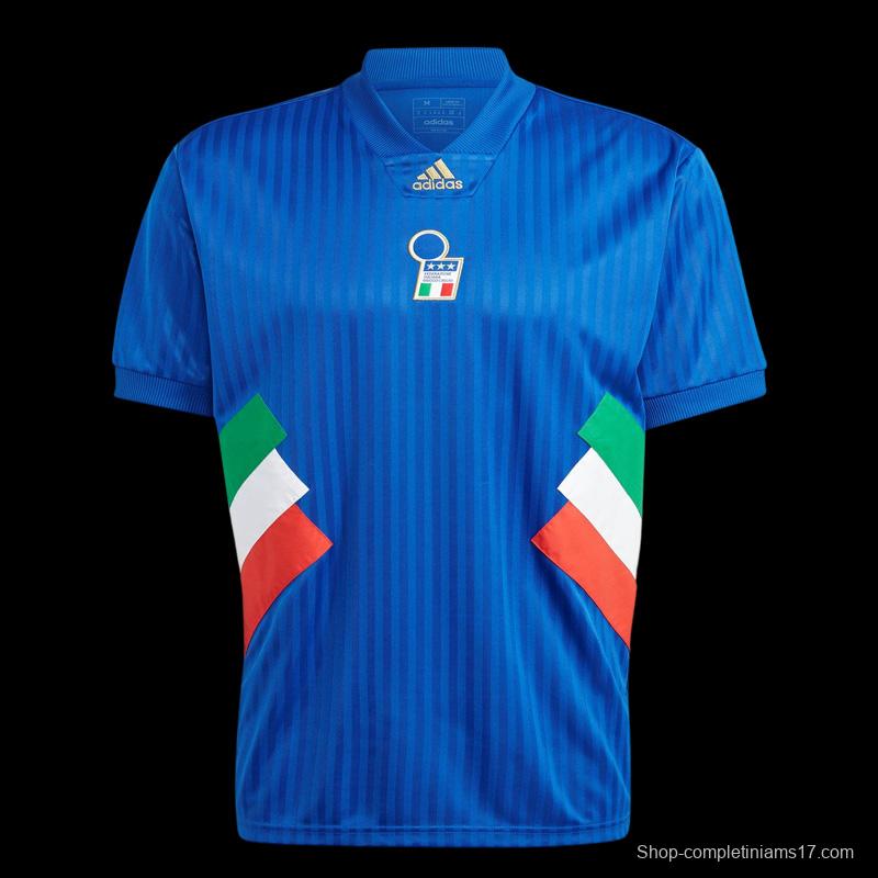 Player Version 2023 Italy Blue Icon Remake Jersey