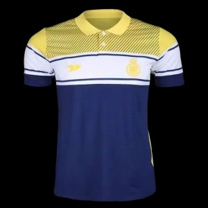 22-23 Al-Nassr Blue Yellow Polo Shirts