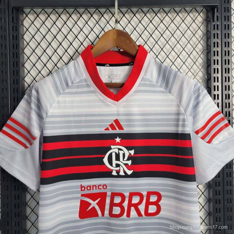 23-24 Flamengo Grey Stripe Special Edition Jersey