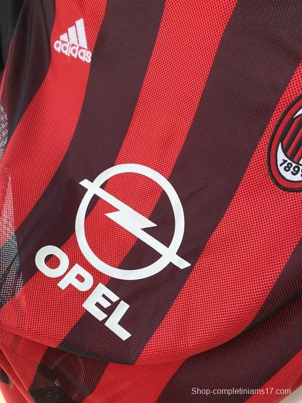 Retro 02/03 AC Milan Home Dual Layer Authentic Jersey