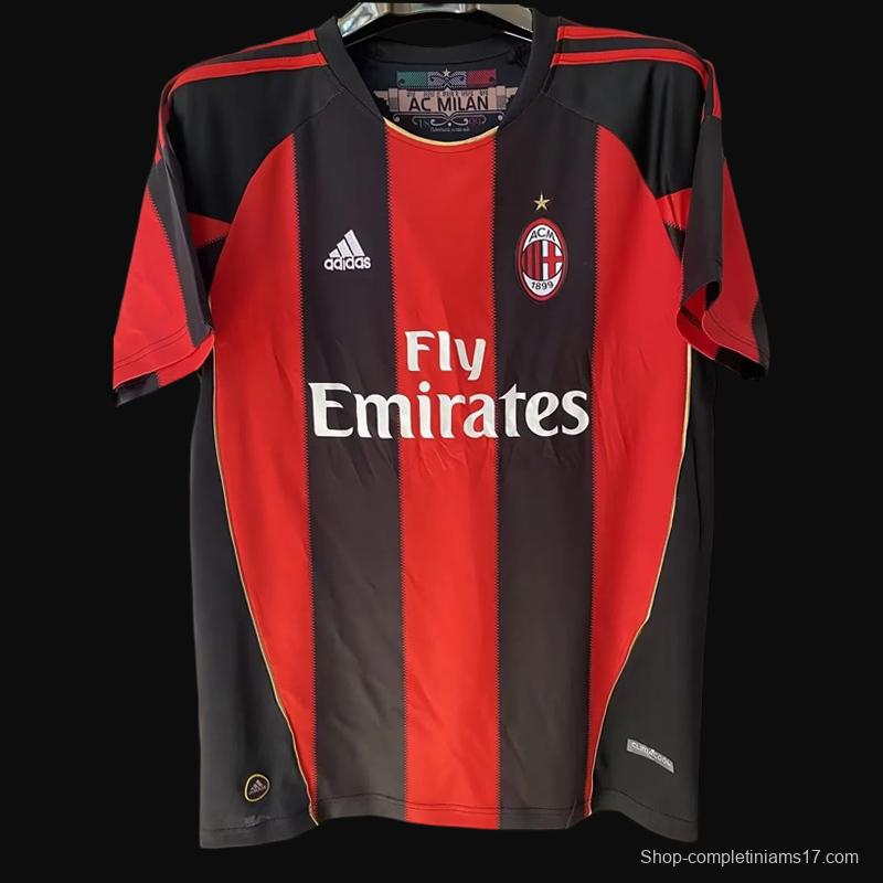 Retro 10/11 AC Milan Home Jersey