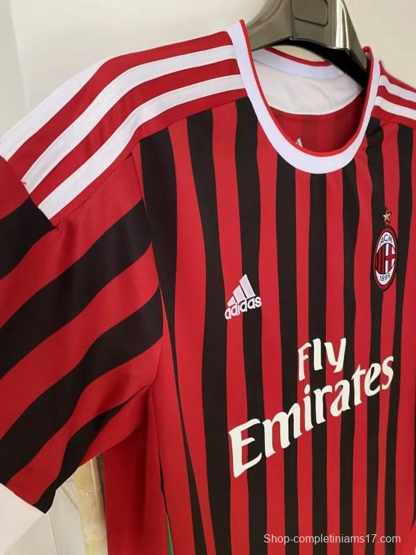 Retro 11/12 AC Milan Home Jersey