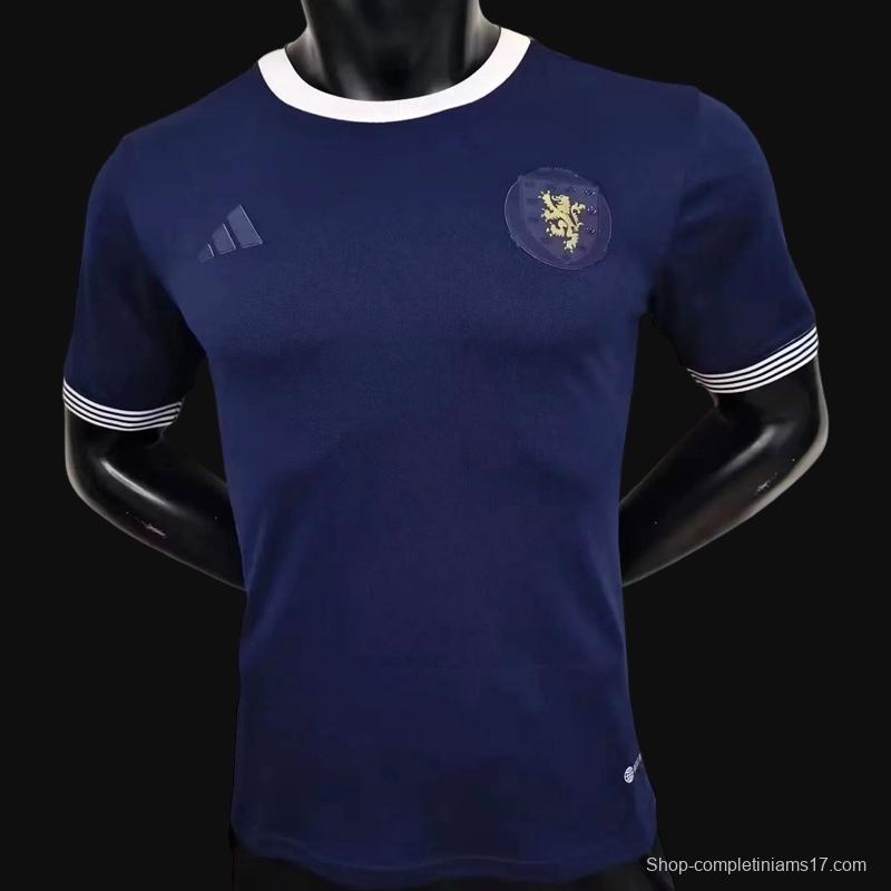 Player Version 2023 Scotland 150 Years Anniversary Navy Jersey