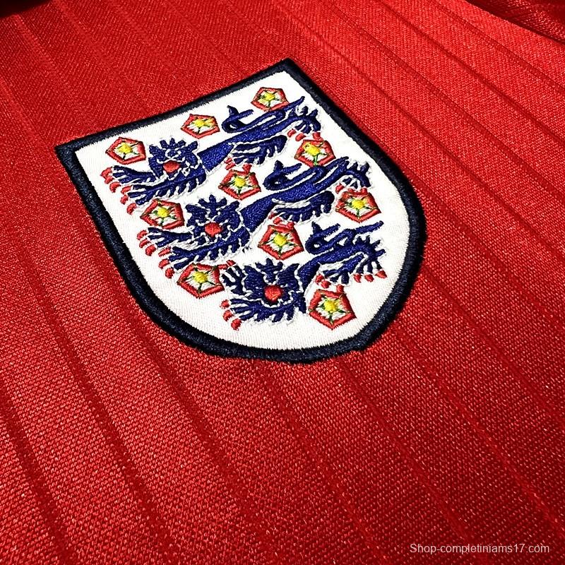 Retro 84/87 England Away Soccer Jersey