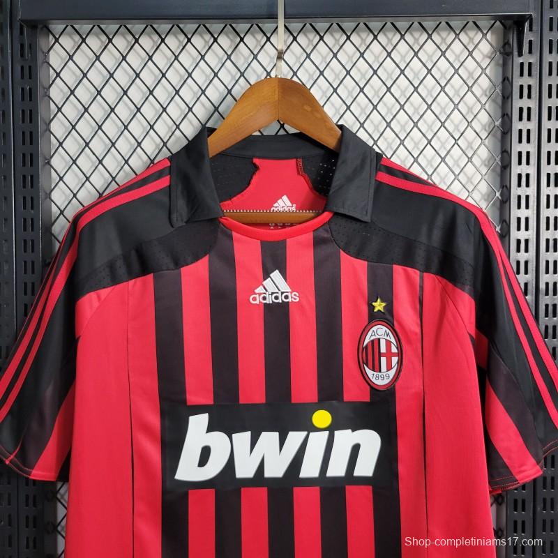 Retro 07-08 AC Milan Home Jersey