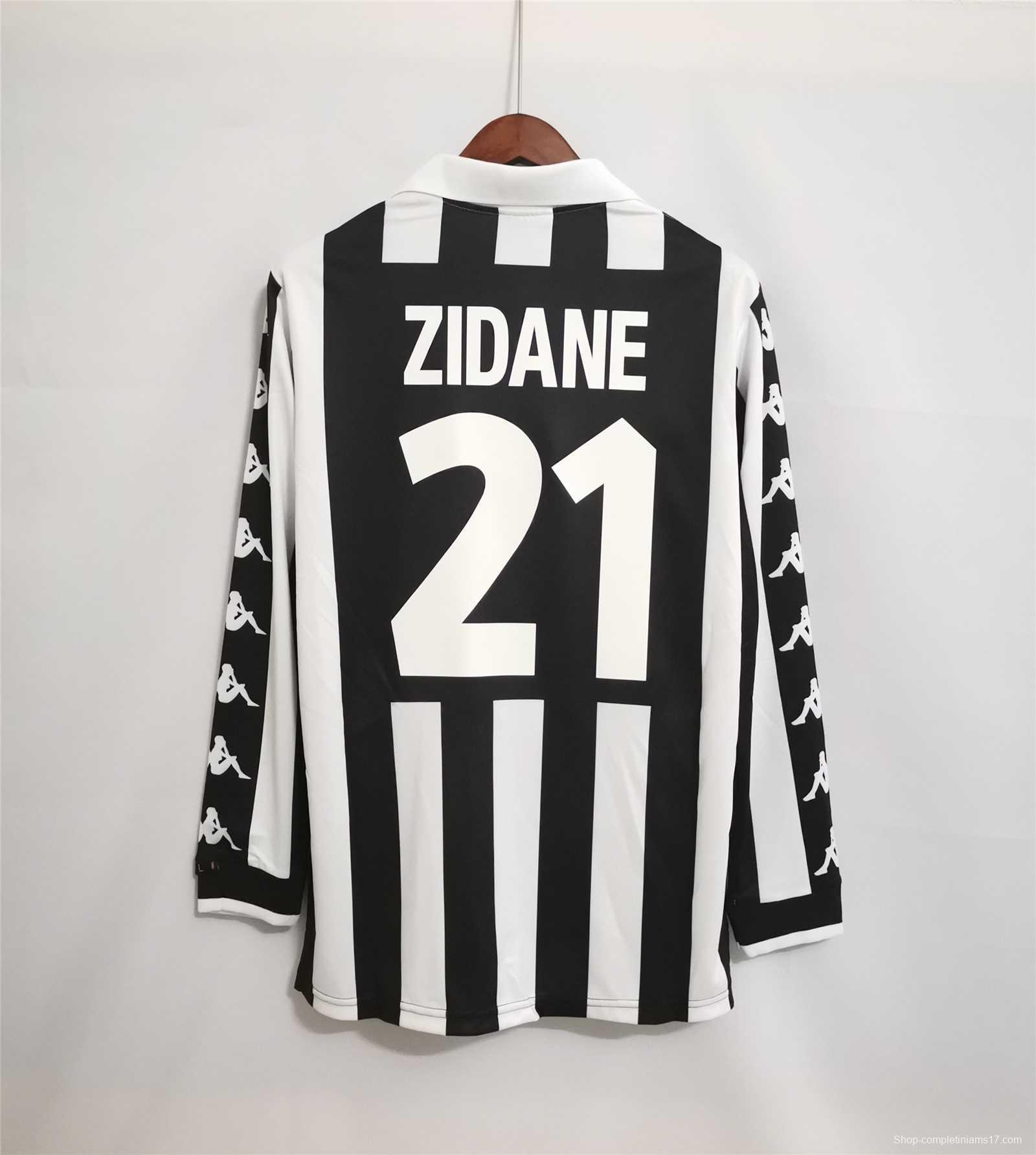 Retro 99/00 Juventus Home Long Sleeve Jersey