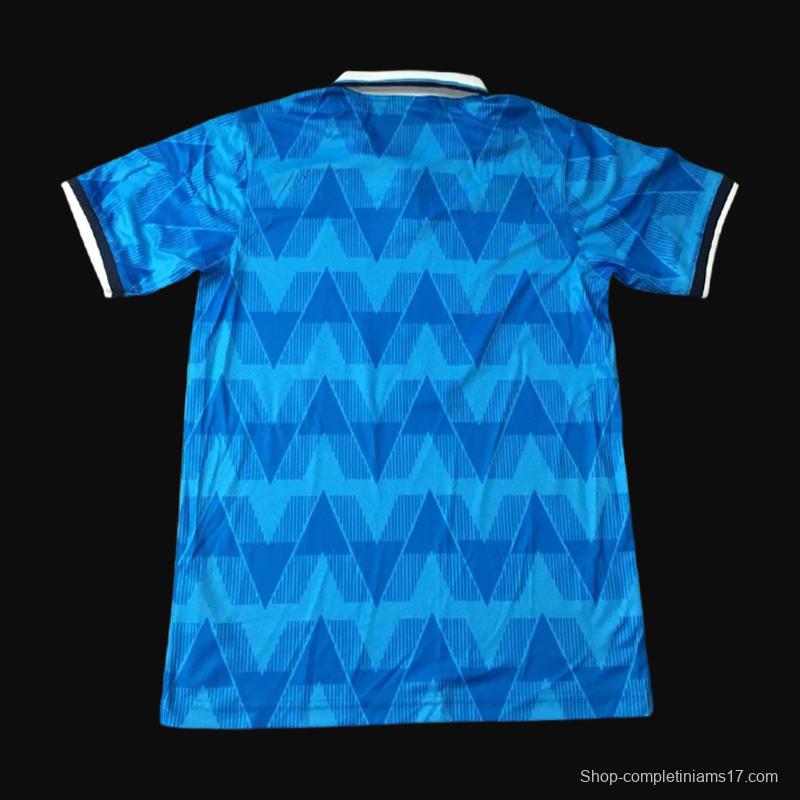 Retro 89/90 Lazio Home Blue Jersey