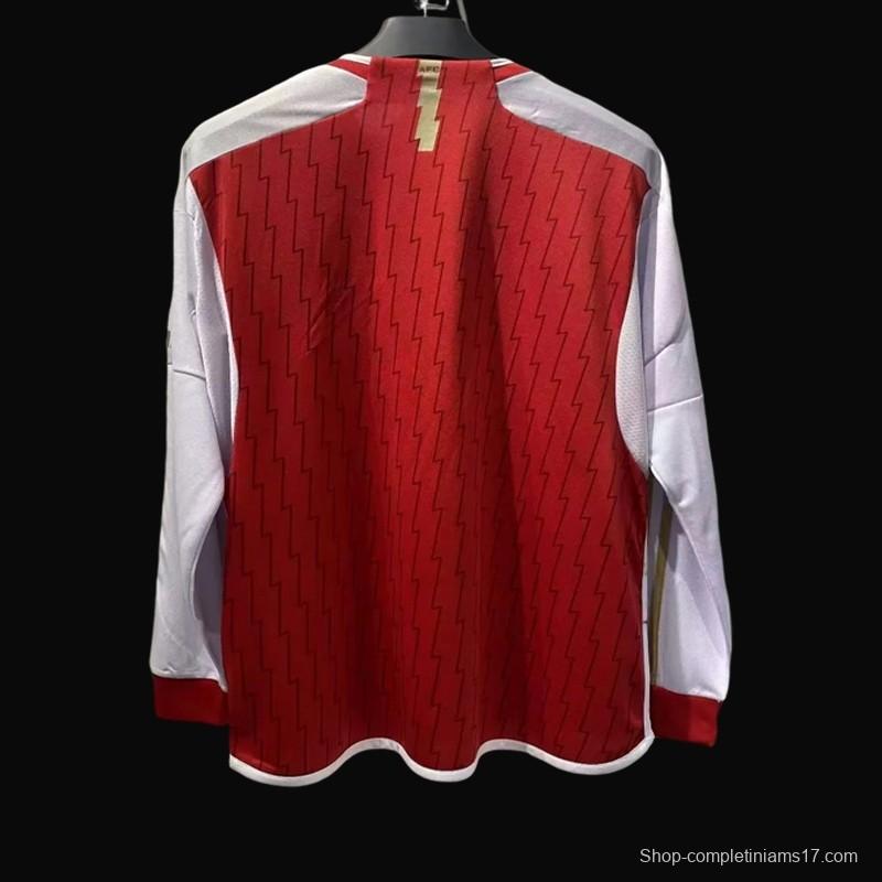 23/24 Arsenal Home Long Sleeve Jersey