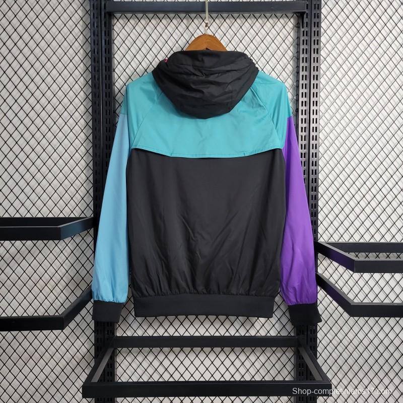 23/24 PSG Black Blue Purple Windbreaker