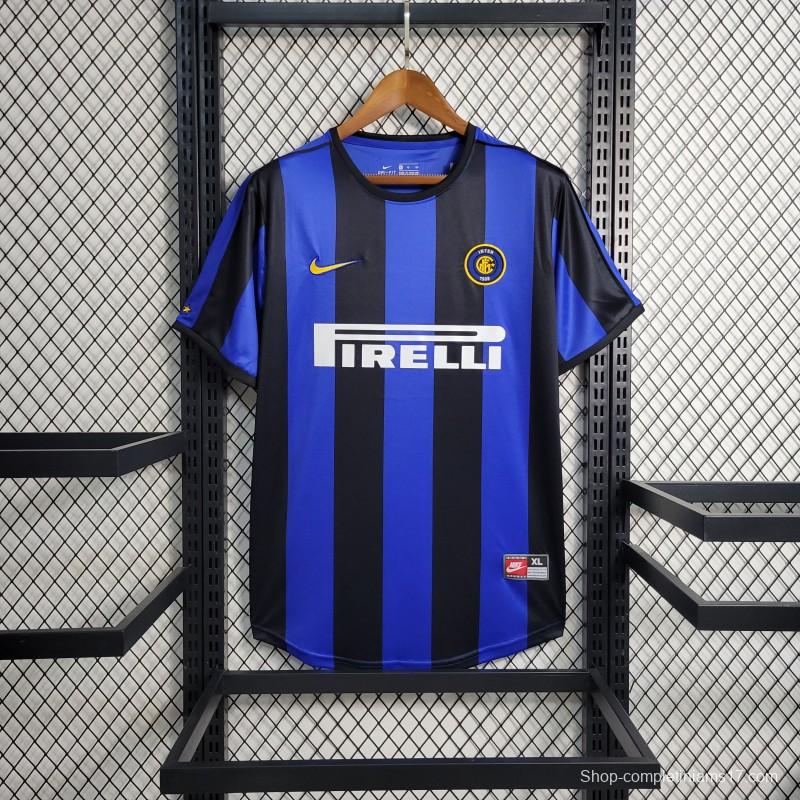 Retro 99-00 Inter Milan Home Jersey