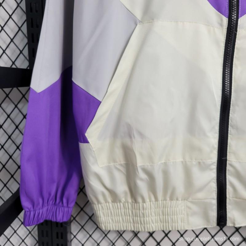 23-24 Inter Miami White Purple Windbreaker