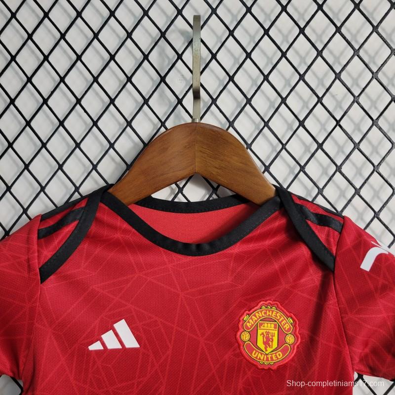 23-24 Baby Manchester United Home Jersey