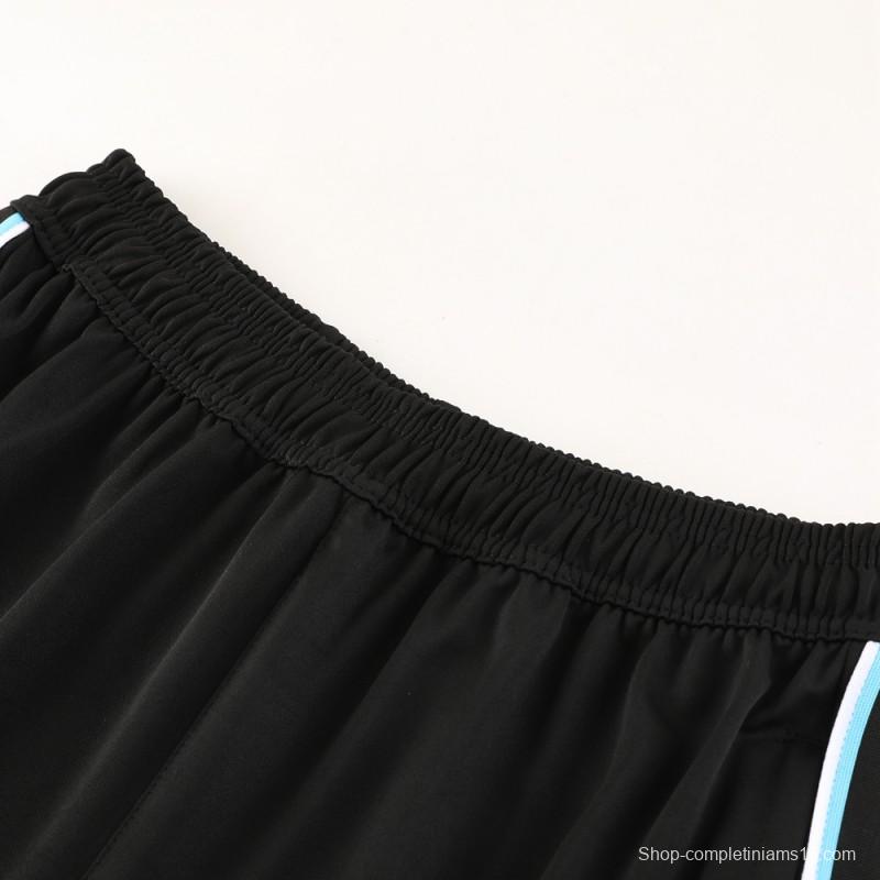 23/24 NIKE Black/Blue Short Sleeve Jersey+Pants