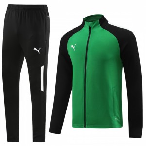 23/24 PUMA Black/Green Full Zipper Hooide Jacket+Pants