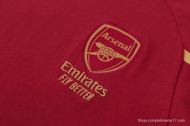 23/24 Arsenal Red Cotton Short Sleeve Jersey+Shorts