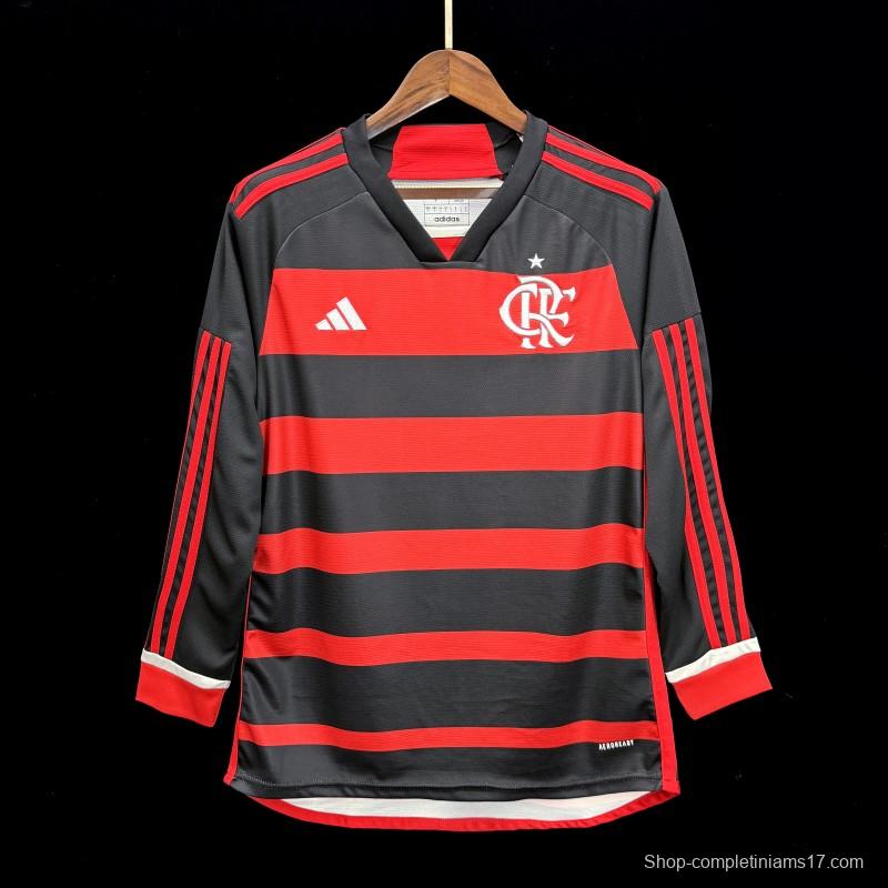 24/25 Flamengo Home Long Sleeve Jersey