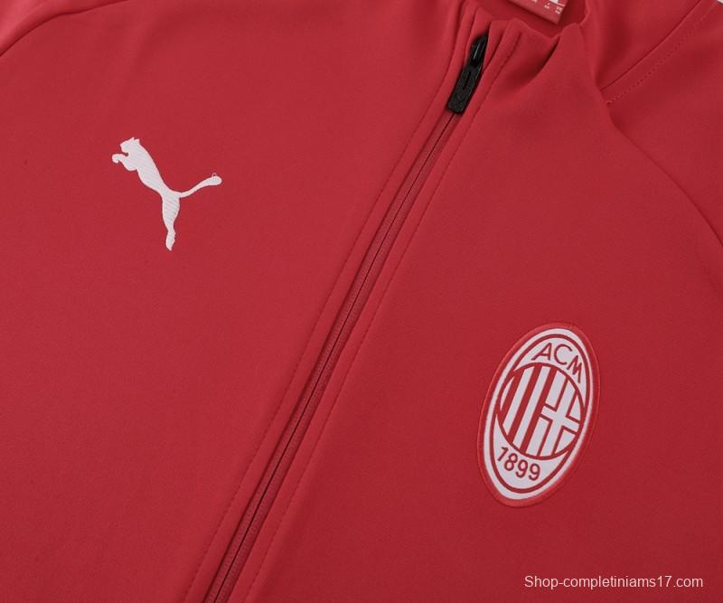 23/24 AC Milan Full Zipper Jacket+Pants