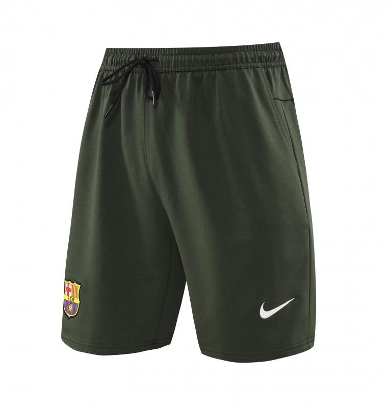 23/24 Barcelona White Cotton Short Sleeve Jersey+Shorts