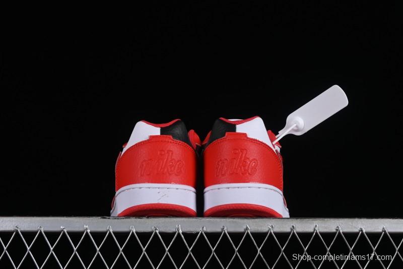 Nike Ebernon Low Premium Black White Low-Top Versatile Breathable Casual Sneakers - AQ1774-101