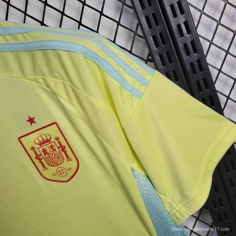 2024 Spain Away Yellow Jersey
