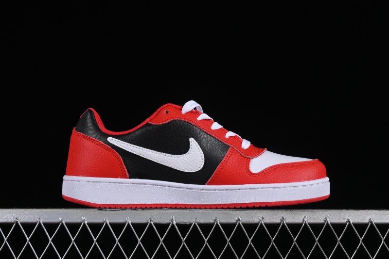 Nike Ebernon Low Premium Black White Low-Top Versatile Breathable Casual Sneakers - AQ1774-101