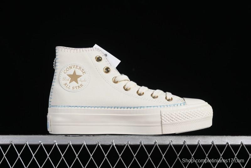 Converse All Star Lift Stitch Daisy Vulcanized Canvas Sneakers - A08731C