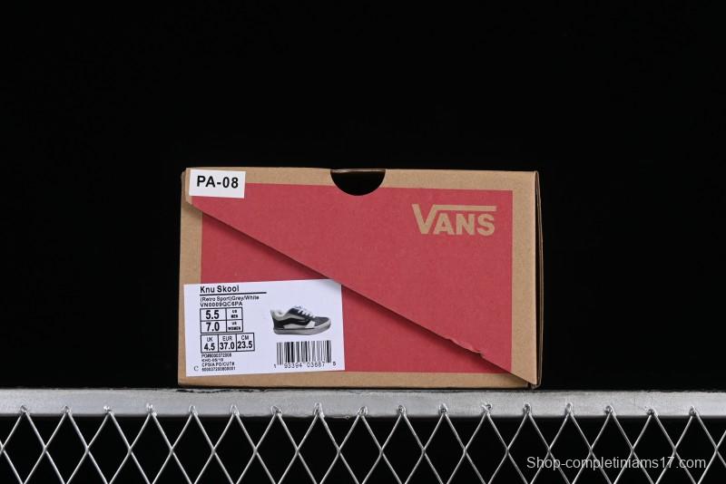 Vans Classics Knu Skool Retro Skate Shoes with Checkerboard Design - VN0009QC6PA