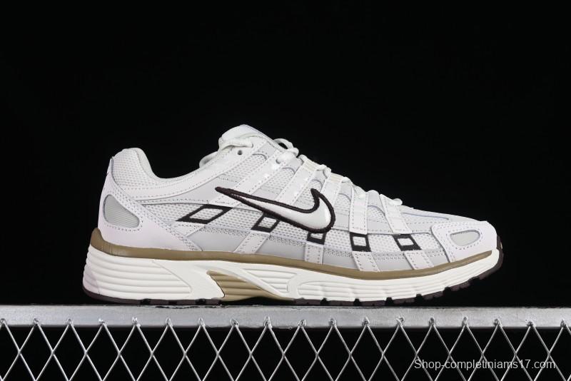 Nike P-6000 Retro Casual Sport Dad Shoes with Layered Design and Lightweight Body - HF0728-201