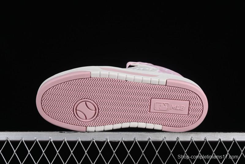 MLB NY Chunky Liner New York Yankees Velcro Print Logo Lightweight Platform Casual Sneakers - 3ASXCMM4N50PKS