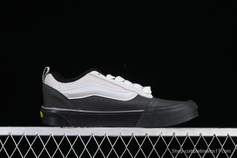 Vans OG Classic Slip-On Acid Wash Retro Grey Black Skate Shoes - VN0009QCGRY