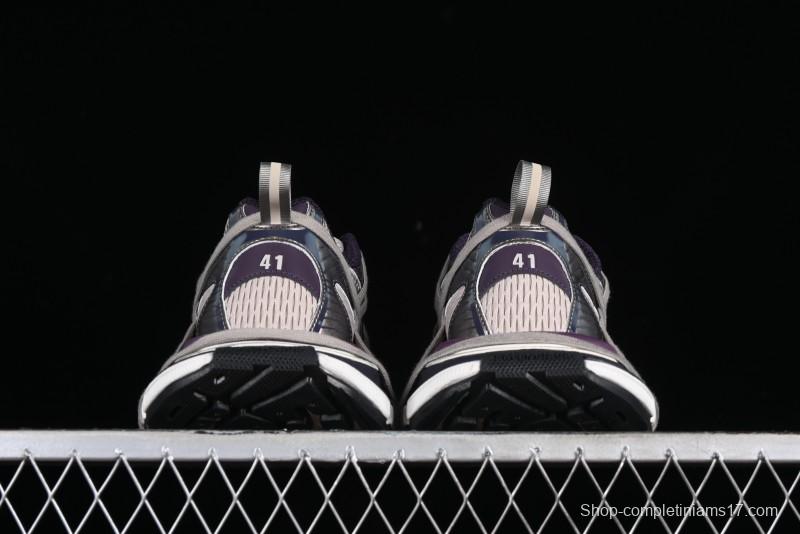 Balenciaga Phantom Sneaker 10th Generation Lace-Up Running Shoes with Transparent Heel Strap - W3XL51269