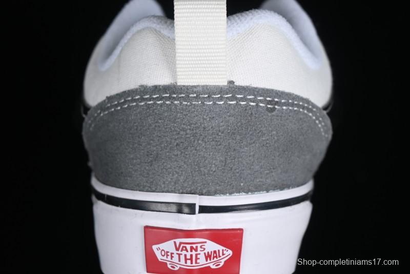 Vans Classics Knu Skool Retro Skate Shoes with Checkerboard Design - VN0009QC6PA