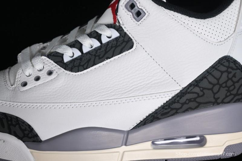 Air Jordan 3 Retro AJ3 Cement Gray