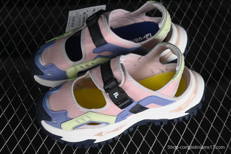 Fila Fusion Thick Sole Hard Candy Sandals - T12W421403FRB