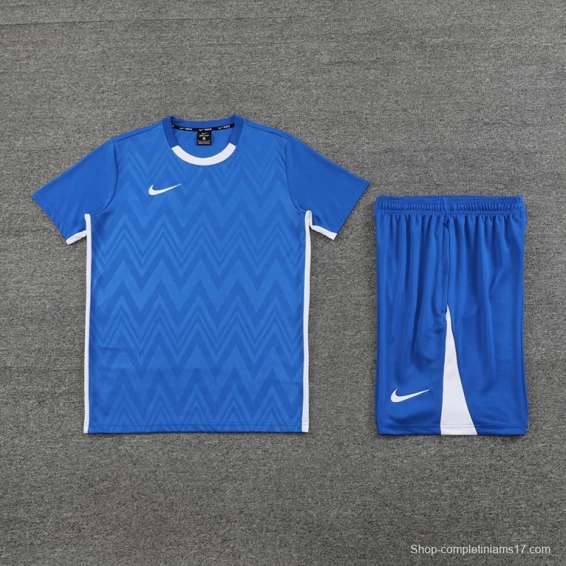 24/25 Nike Blue Short Sleeve Jersey+Shorts