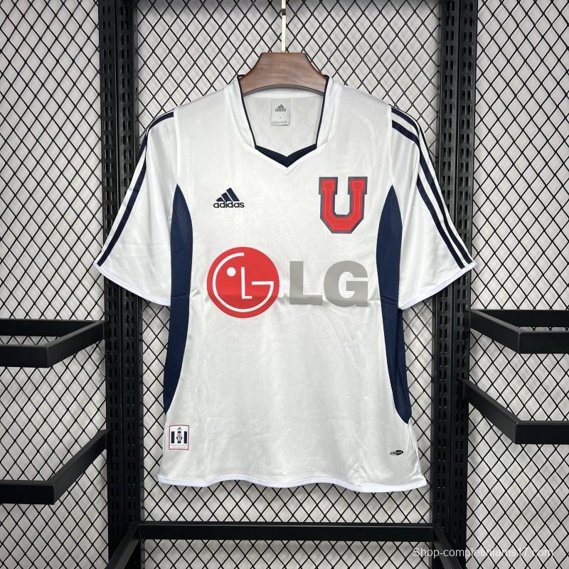 Retro 02/03 Universidad De Chile  Away White Jersey