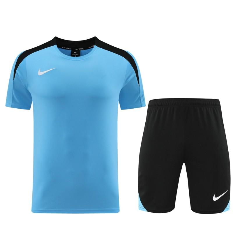 24/25 Nike Blue/black Short Sleeve Jersey+Shorts