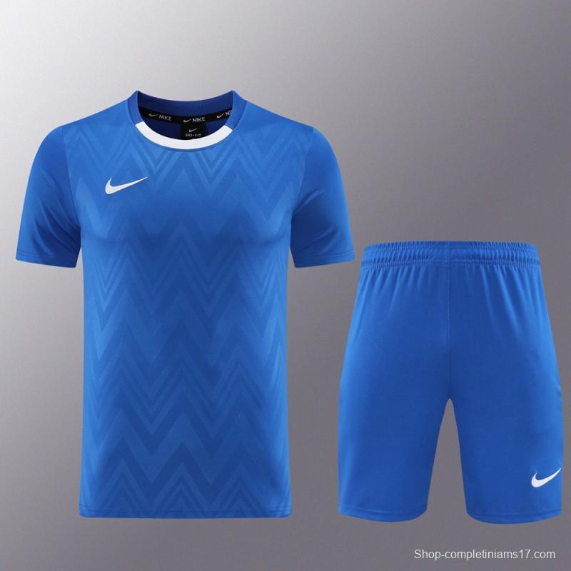 24/25 Nike Blue Short Sleeve Jersey+Shorts