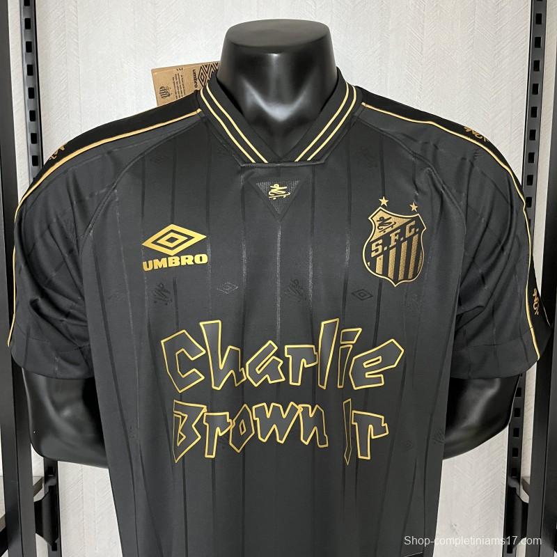 24/25 Santos Charlie Brown Jr Special Black Jersey