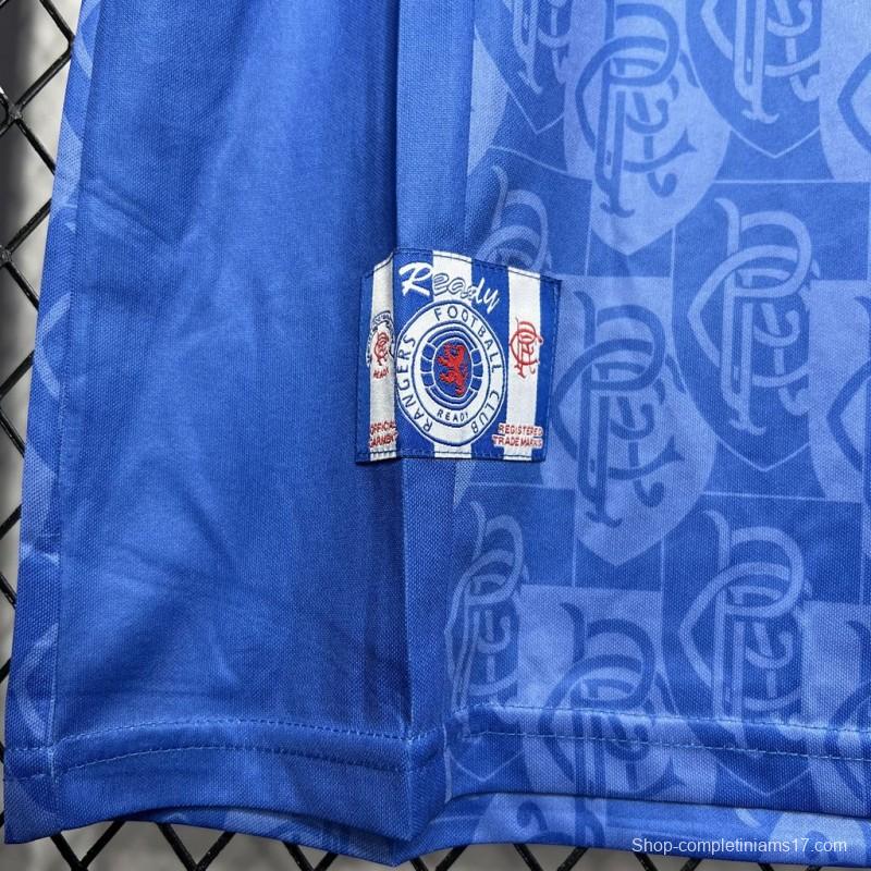 Retro 96/97 Glasgow Rangers Home Jersey