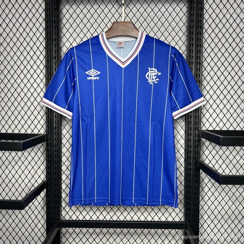 Retro 82/84 Glasgow Rangers Home Jersey