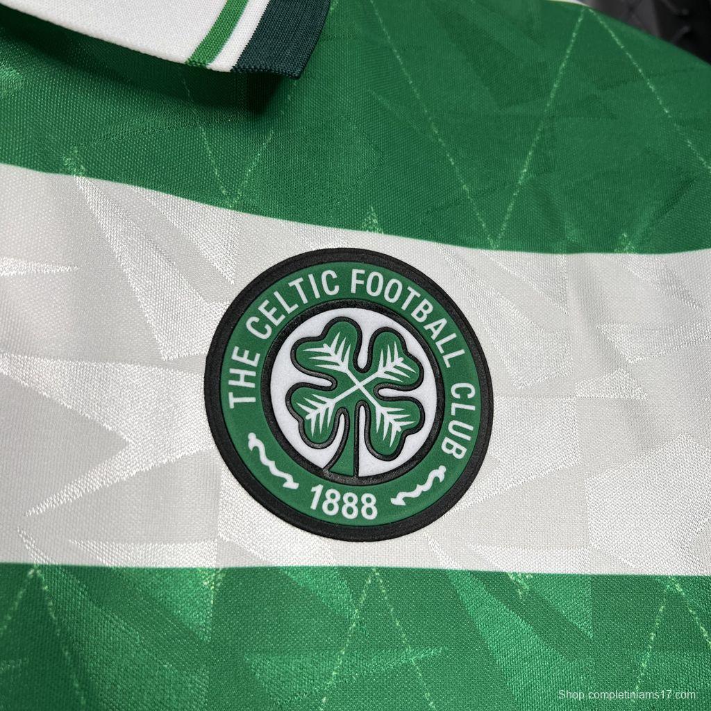 Retro 89/91 Celtic Home Jersey