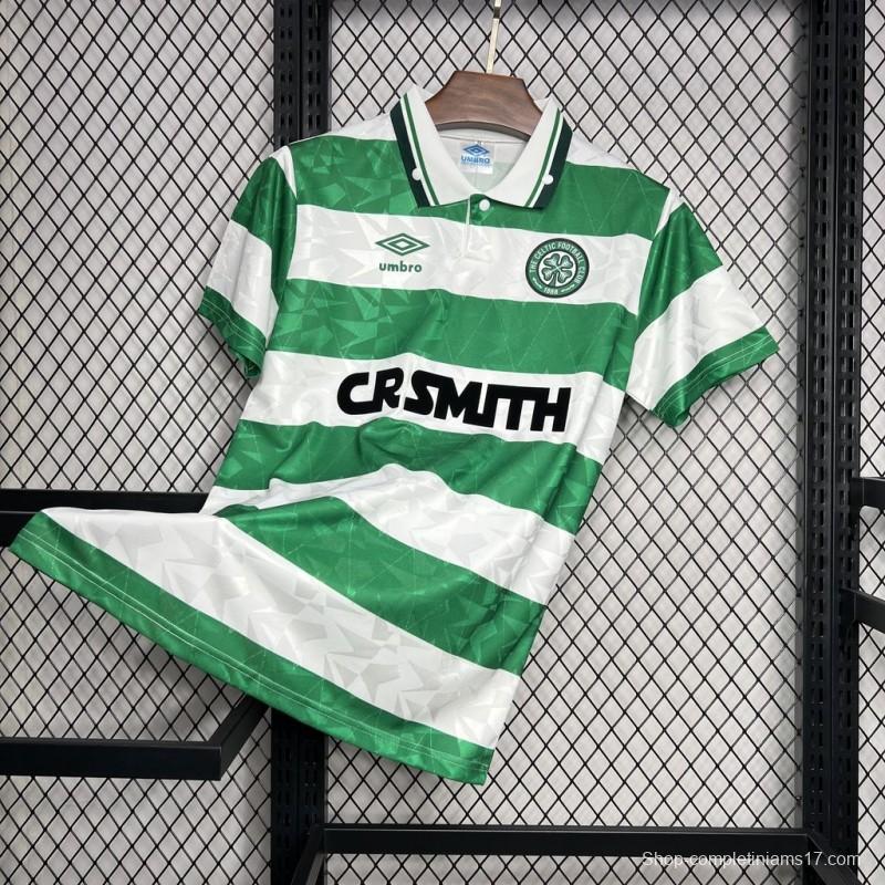Retro 89/91 Celtic Home Jersey