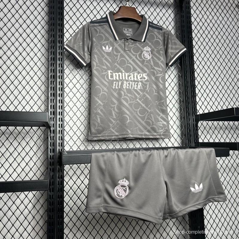 24/25 Kids Real Madrid Third Black Jersey