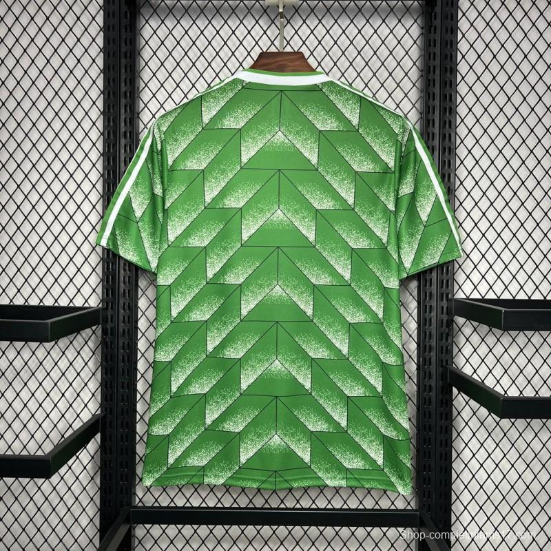 Retro 1990 Germany Away Green Jersey
