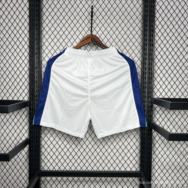 2024 Brazil Away White Shorts